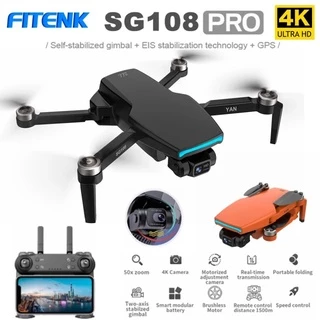 Máy bay flycam Sg108 pro camera 4K chống rung 2 trục bay 25 Phut, cảm biến quang học GPS tự về khi mất kết nối