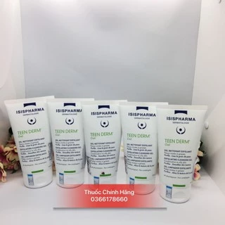 [Chính Hãng Phân Phối] Gel Rửa Mặt Giảm Nhờn & Ngăn Ngừa Mụn Isis Pharma Teen Derm Gel Pháp 150ml; 250ml