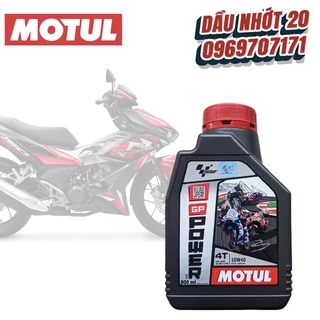 Dầu nhớt xe số Motul GP Power 4T 10W40 SL MA2 800ml & 1 Lít Gốc Khoáng