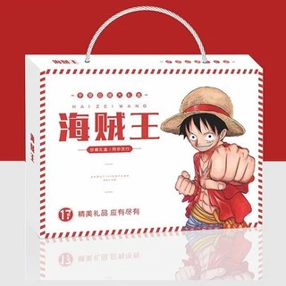 (80 - túi) Hộp quà túi quà One piece Đảo Hải Tặc poster postcard bookmark banner huy hiệu thiếp ảnh dán album ảnh