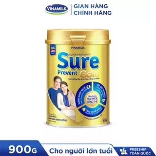 (DATE THÁNG 2/2025)SỮA BỘT SURE PREVENT GOLD 900G