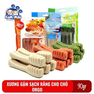 Xương gặm cho chó Orgo 90gr giúp sạch răng, thơm miệng và bổ xung canxi