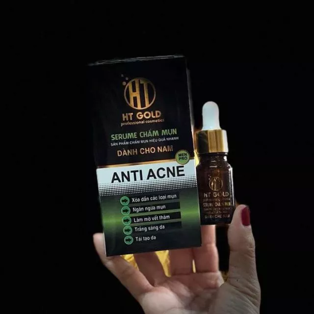 serum chấm mụn cho nam HT Gold