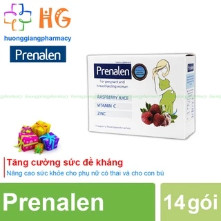 Prenalen Tăng đề kháng, giảm cảm cúm cho mẹ bầu, sau sinh Hộp 14 Gói Date 17 05 24