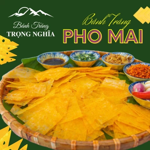 [500G]- Bánh Tráng Trộn Phô Mai Trọng Nghĩa