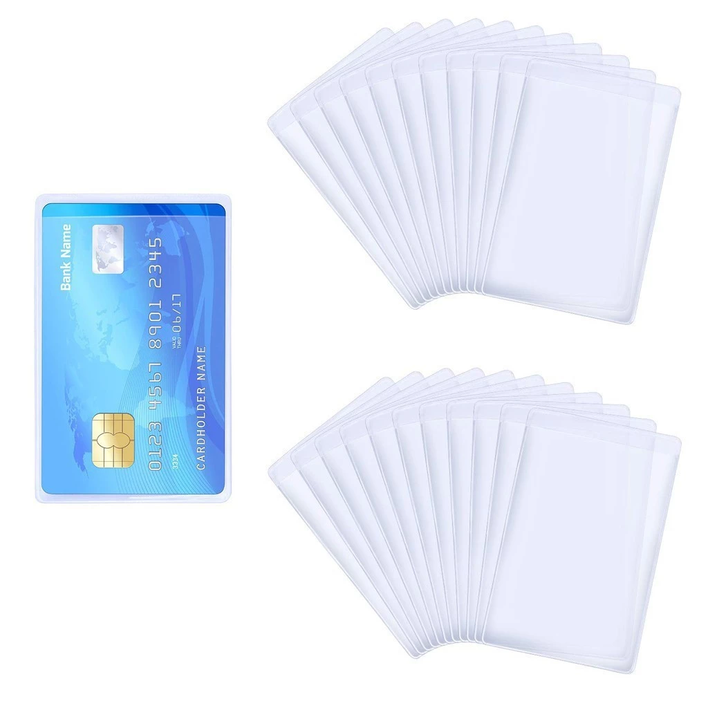 Vỏ Bọc Thẻ Trong Suốt, Túi Trong Suốt Đựng Thẻ ATM, CCCD/CMND, Bằng Lái Xe, Card Visit, Thẻ Sinh Viên  - Homewares