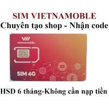 Sim Vietnamobile hạn 6 tháng tạo mọi tài khoản