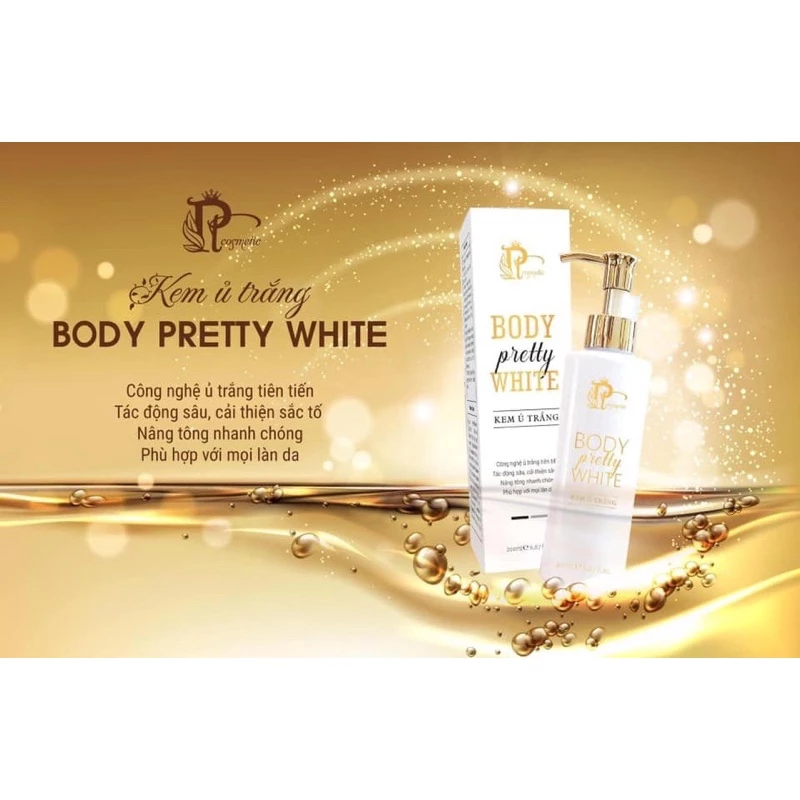 Kem Ủ Trắng Body Pretty White