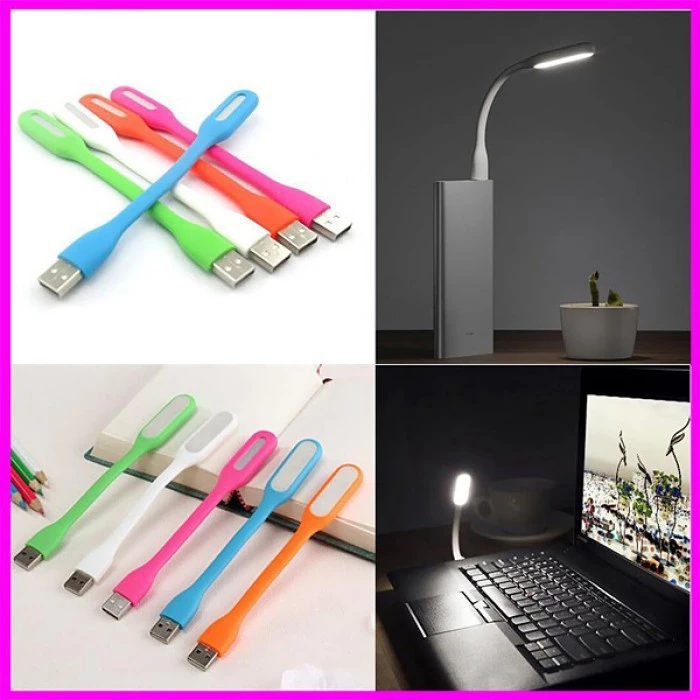 Đen Led Usb Dẻo Siêu Sáng Cắm  Máy Tính Laptop, Sạc Dự Phòng, Cắm Củ Sạc Làm Đèn Ngủ, Đèn Đọc Sách