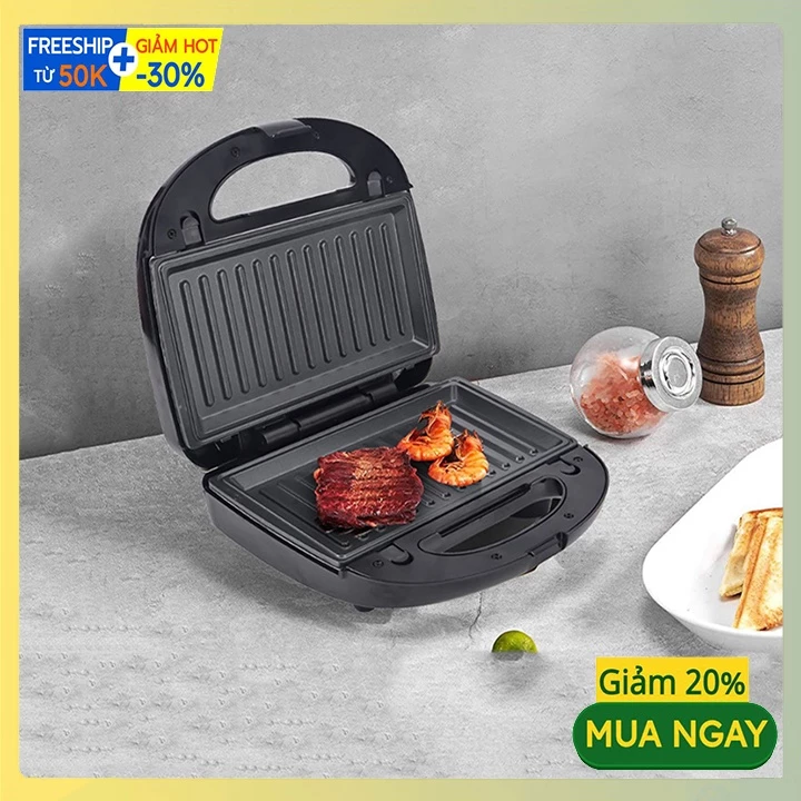 Máy làm nóng bánh mì HAEGER RAF 750W làm nóng nhanh, bánh chín đều 2 mặt