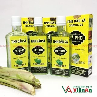 Combo 3 chai tinh dầu sả nguyên chất 100% Bé Thơ 50ml