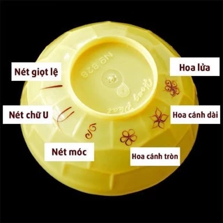 Chén nhựa tập vẽ / sơn