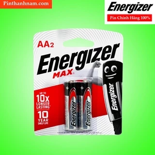 Pin AA Energizer max E91 vỉ 2 viên chính hãng