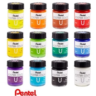 [DA ĐEN - QUẬN 3] Màu Hủ Poster Pentel 30ml Lẻ Full Bảng Màu