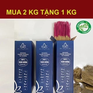 Nhang Trầm Hương Cao cấp - Hoàn Toàn Từ Tự Nhiên, Nhang Sạch An Toàn 1KG (800 cây)