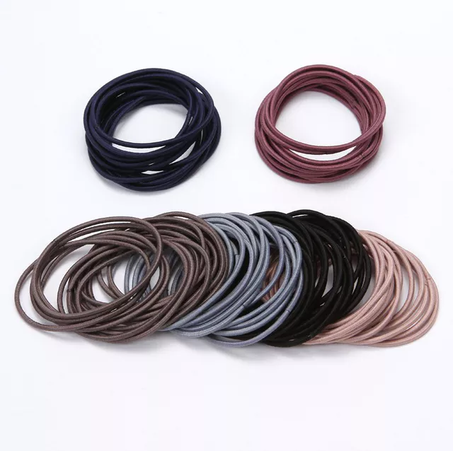 _Set 100 Dây Cột Tóc Trơn