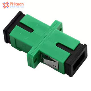 Khớp Nối Đầu Sợi Quang Coupler SC-SC APC Đơn