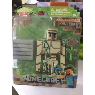 Mô hình iron golem nhân vật trong game minecraft