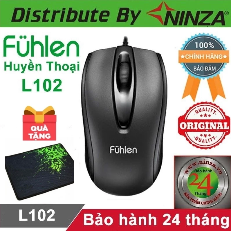 Chuột máy tính có dây Fuhlen L102 bảo hành đổi mới trong 1 tháng