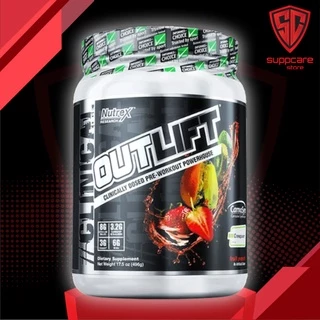 Outlift | Nutrex Outlift Preworkout [10 - 20 - 30 Lần Dùng] - Tăng Sức Mạnh - Chính Hãng - SUPPCARE