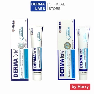 Derma forte gel (15g) giảm mờ thâm mụn, dưỡng trắng, advanced, azelaic acid và vitamin C, by Harry