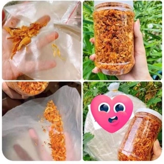 200gr Muối tôm hành phi thơm ngon😋đặc sản Tây ninh tặng kèm 50gr bánh tráng phơi sương