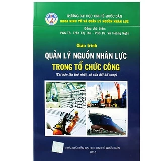 Sách - Giáo trình quản lý nguồn nhân lực trong tổ chức công