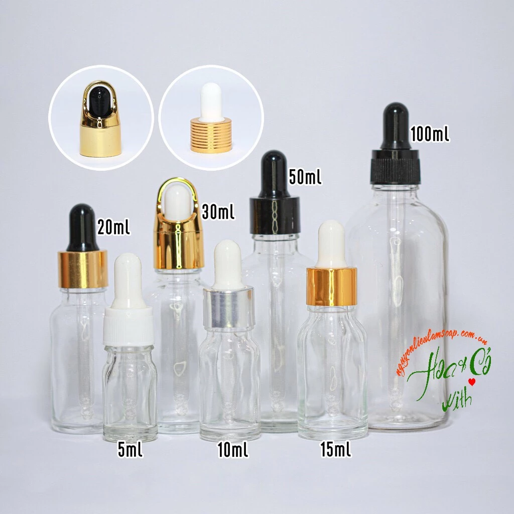 Chai Serum Trong 5ml - 100ml ( Nhiều Loại Khoen )