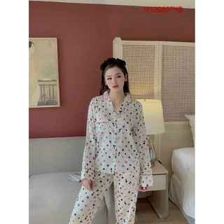 PIJAMA DÀI CAO CẤP SIÊU CUTE TAY DÀI CUTE