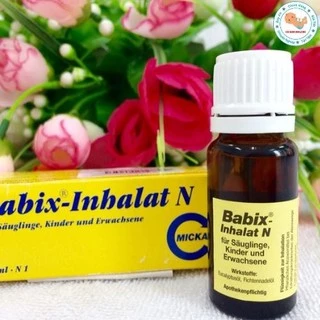 Tinh dầu chống cảm ho cảm cúm mũi họng Babix - inhalat N 5ml, nội địa Đức Date 2025