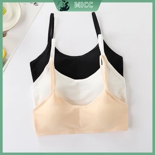 [MICCYBC]Áo Ngực Cotton Free Size 20-48KG Màu Sắc Đơn Giản Cho Nữ