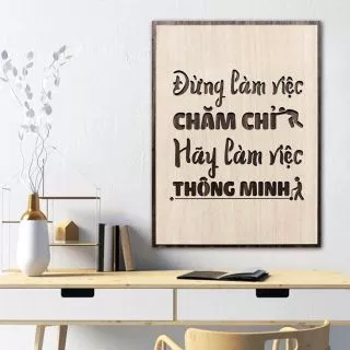 Tranh treo tường, tranh gỗ, tranh tạo động lực văn phòng