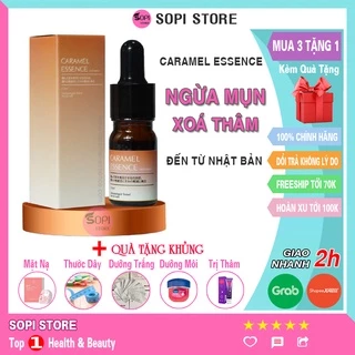 Serum Caramel Essence Nhật Bản 5ml chính hãng, ngừa mụn xoá thâm mụn dưỡng da mụn