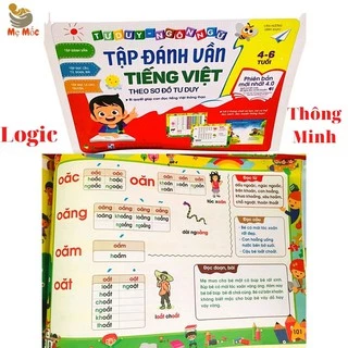 Tư Duy Ngôn Ngữ - Tập Ghép Vần Tiếng Việt - BÍ Quyết Giúp Con Học tiếng việt - Đồ Chơi Chữ Cái - Alokids TB