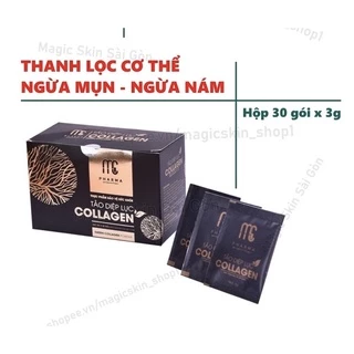 Tảo Diệp lục Colagen Mc pharma CHÍNH HÃNG 30 gối