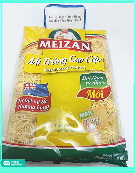 Mì trứng Cao Cấp 500g ( 100% Trứng tươi )