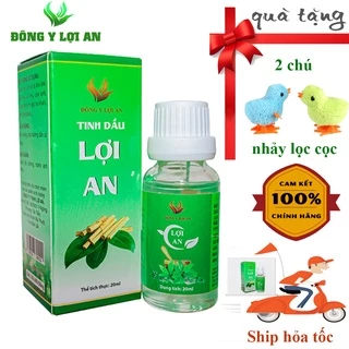 Tinh dầu Lợi An chính hãng có tác dụng bôi long đờm, giảm ho, sổ mũi, khò khè, cảm lạnh