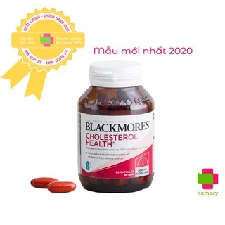 Viên uống Blackmores Cholesterol Health, Úc (60v) giảm mỡ máu, cân bằng cholesterol cho người trên 12 tuổi