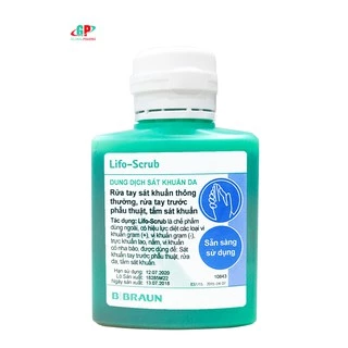 Sát khuẩn thường quy và phẫu thuật Lifo-Scrub® 100ml