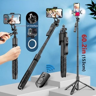 Gậy Tự Sướng Không Dây L16 1530mm Có Thể Gập Lại Cho Máy Ảnh Hành Động Gopro