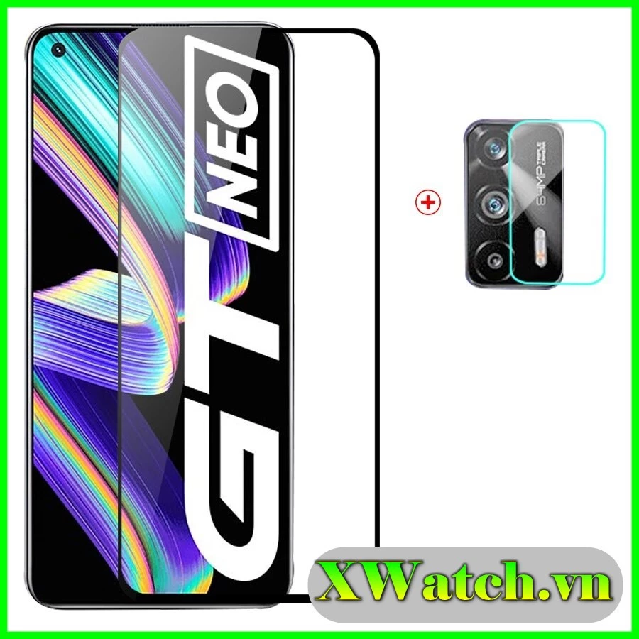 Cường lực Full màn Realme Q3 Q3 pro Realme GT Realme GT NEO Realme 8 Pro C11 C12 C15 C17 C20 C21/C21Y C25 Narzo 30A