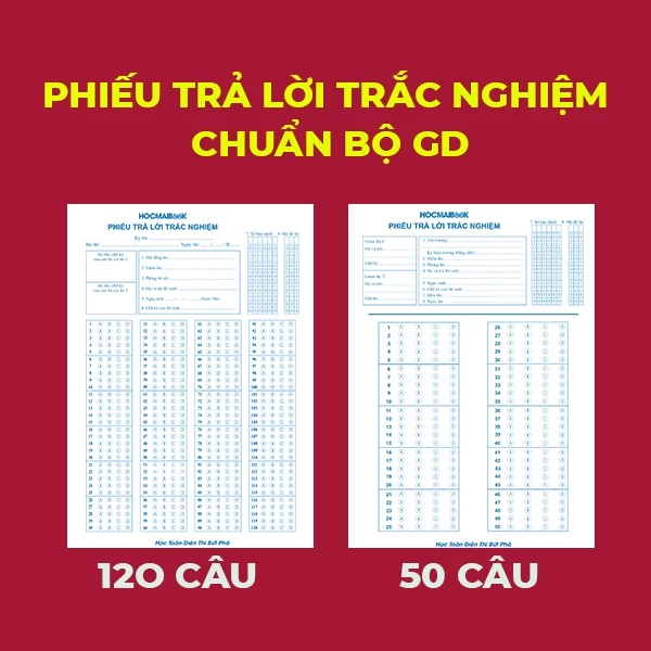 Set 15 phiếu làm bài trắc nghiệm - HOCMAI