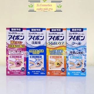 [ 100ml - 500ml ] Nước Rửa Mắt Eyebon W Vitamin Kobayashi 100ml / 500ml - Nhật Bản