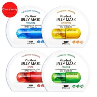 [1 HỘP] mặt nạ Banobagi Jelly Mask mẫu mới 2018( Hàng có bill)