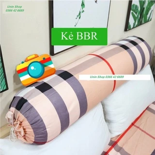 (Giá xưởng) Áo gối ôm, vỏ gối ôm loại to mẫu KẺ BBR bao gối dài poly cotton 30x100cm loại đẹp