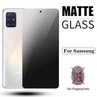 Kính Cường Lực Nhám Chống Vân Tay Cho Samsung ss Galaxy A12 A03s A02s A51 A71 A21s A31 A11 A01 M14 M12 M51 M21 M11 5G 2022 2023