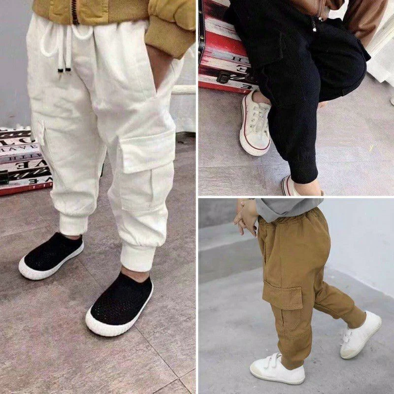 Quần kaki bé trai túi hộp siêu phong cách cho bé trai 10-30kg