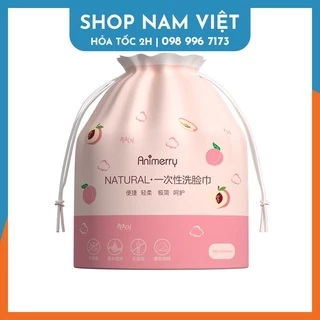 Khăn Lau Mặt Cotton Dùng 1 Lần Animerry