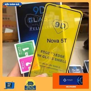 Kính Cường Lực 9D Huawei Nova 5T 2i 3i 3e Y19 y20 Full keo màn hình