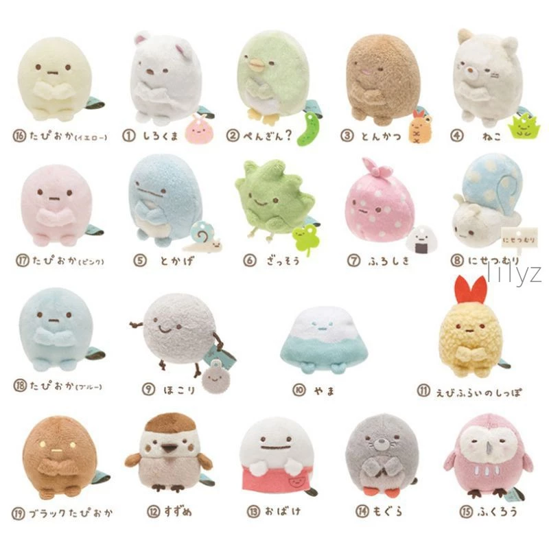 San-x Sumikko Gurashi Đồ Chơi Nhồi Bông Hình Sushi Nhật Bản Làm Quà Tặng Sinh Nhật